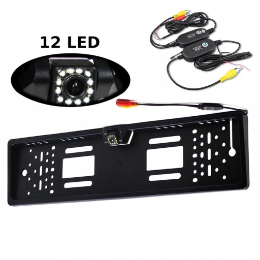 БЕЗДРОТОВА КАМЕРА ЗАДНЬОГО ВИДУ 12 СВІТЛОДІОДІВ В РАМЦІ WIFI