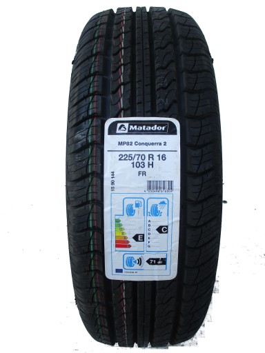 1 літня шина нова 225 / 70R16 Matador MP82 Conquer