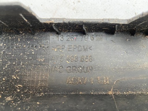 OPEL MERIVA B 10- moulding accessories of a bumper HOKEJ left front