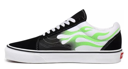 Vans old top skool z ogniem