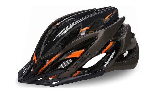 Шолом Shinmax HT-10 чорно-помаранчевий