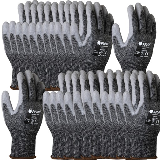 Робочі рукавички із захистом від порізів E Spike 10-12par