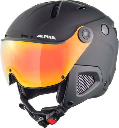Шолом Alpina M 53-58 см чорний