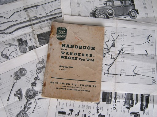 РУКОВОДСТВО ПО РУКОВОДСТВУ - WANDERERWAGEN TYP W24 1938 г.