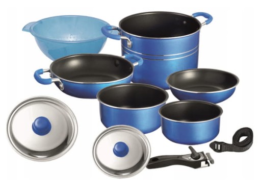 FR310/496 - Набір алюмінієвого посуду Brunner Skipper 9+1