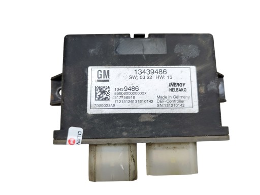 Centralina modulo ADBLUE OPEL ZAFIRA C INSIGNIA A 1.6 2.0 CDTI 13439486