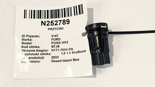 button START STOP NX7T-14C376-AC FORD PUMA MK2
