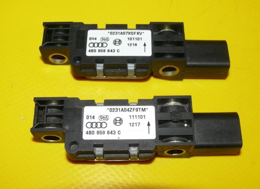 Beschleunigungssensor Crashsensor Beschleunigungs- AIRBAG AUDI S6 A6 C5 V6 99-04r 4B0959643C