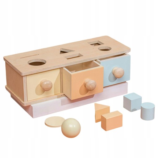 Montessori Object Permanence Box з ящиком