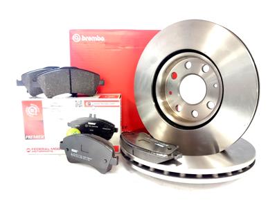 ДИСКИ ТОРМОЗНЫЕ BREMBO КОЛОДКИ FERODO OCTAVIA II ALTEA 312MM изображение 1