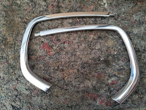 670006178 - ХРОМОВАНА РАМКА БОКОВОГО ВІКНА НАКЛАДКА ЗАДНЯ ПРАВА ЛІВА MASERATI QUATTROPORTE VI