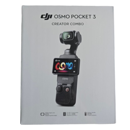 Kamera sportowa vlog DJI Osmo Pocket 3 w zestawie Creator Combo 4K