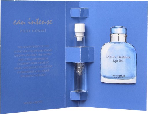 dolce & gabbana light blue pour homme eau intense woda perfumowana 1.5 ml   