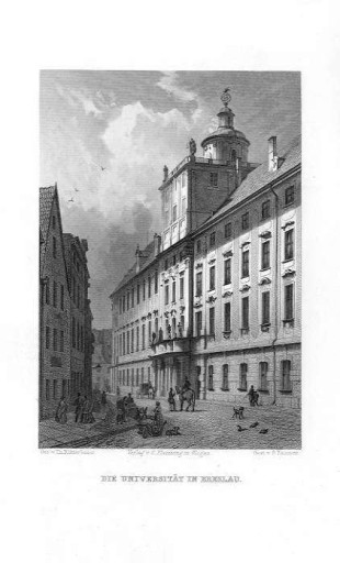 staloryt Wrocław 1887 Die Universitat in Breslau