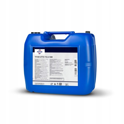FUCHS TITAN UTTO OIL TO-4 SAE 10W T0-4 10 20L CAT