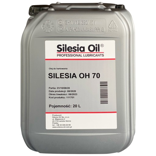 ЗАКАЛОЧНОЕ МАСЛО SILESIA OH 70 20л
