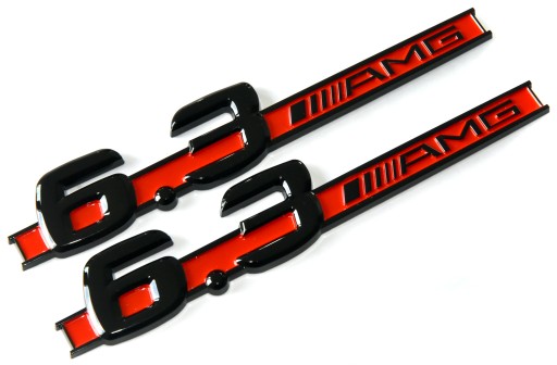 6.3AMGBLR - 6.3 AMG E63 CLS63 Mercedes эмблема значок (пара)