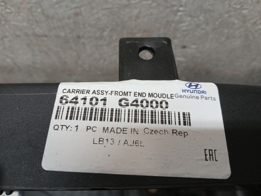support panel for radiators HYUNDAI I30 III 3 17- 64101-G4000