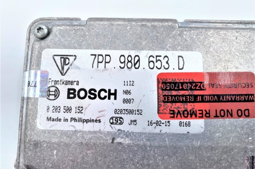 Передняя камера porsche macan (95b) 7pp980653d 3.0l дизель 190kw 2018