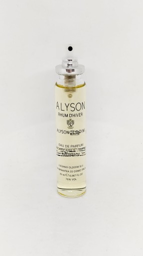 alysonoldoini rhum d'hiver woda perfumowana 20 ml  tester 