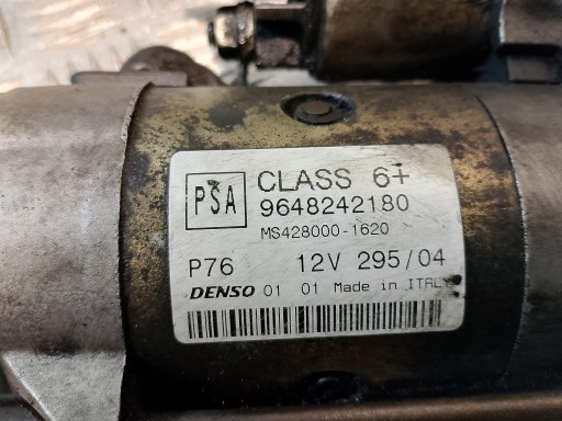 starter of the engine CITROEN C5 and 1 LIFT FL 2.0 HDI 9648242180 DENSO