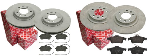 ДИСКИ КОЛОДКИ FEBI СПЕРЕДУ І ЗЗАДУ PEUGEOT 407 282MM