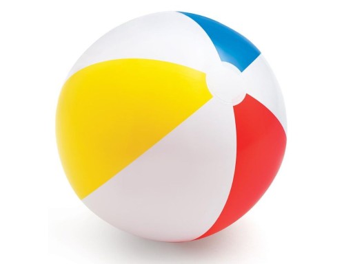 Багатобарвний пляжний м'яч Intex