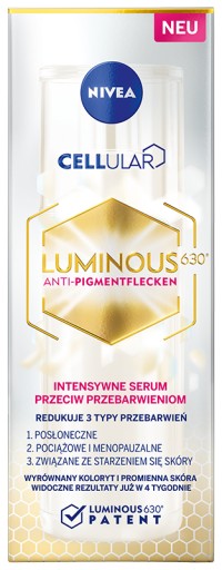 NIVEA Cellular Luminous630 Intenzívne sérum proti pigmentovým škvrnám 30 ml
