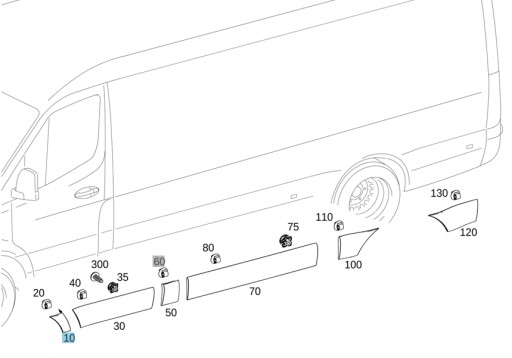 A91069000009K83 - БРИЗГОВИКИ OZD RU-SPRINTER 907 / 910