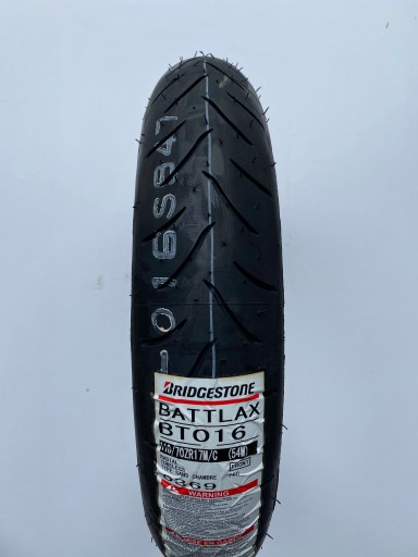ШИНЫ BRIDGESTONE BATTLAX BT016 PRO 110/70/17 ZR