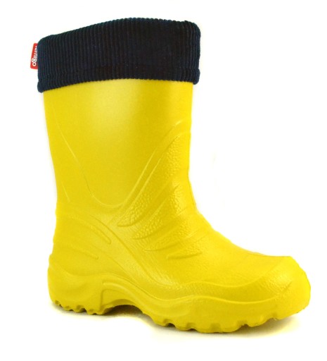 Дитячі чоботи Lemigo Веллінгтон 24 р. жовтого кольору