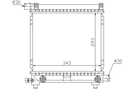 62550 - Кулер для воды nissens mercedes 190 e 1.8 (201.018)