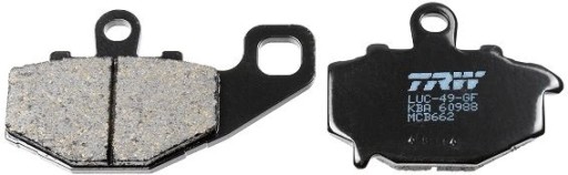 ЗАДНИЕ ТОРМОЗНЫЕ КОЛОДКИ MCB662 TRW