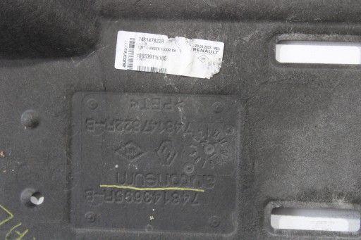 cover cover chassis RENAULT AUSTRAL 748143695R