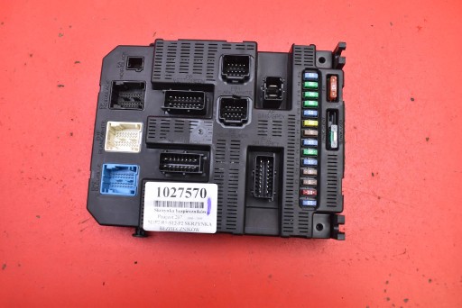 compartment of fuses BSI 9659285580 PEUGEOT 207 1 and 1.6 VTi 120 KM 06-09