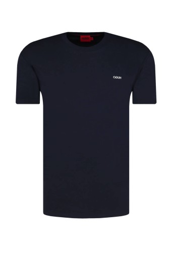 HUGO t-shirt Dero | Regular Fit granatowy