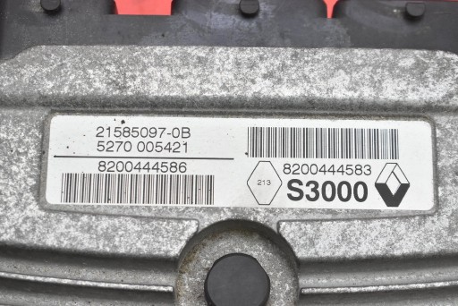 control unit of the engine 8200444583 8200444586 RENAULT LAGUNA 2 II 2.0T 163 KM