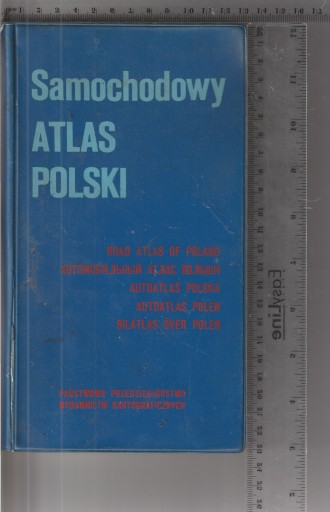 Samochodowy atlas Polski PRL
