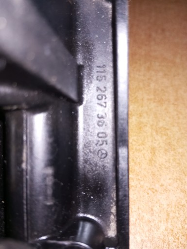 trim gear lever 4 BIEGI MERCEDES W123 W115 1152673605