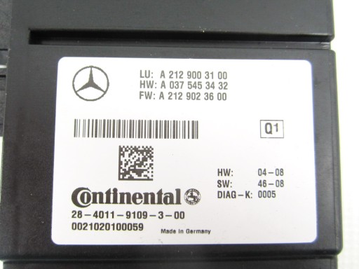 module control unit distronic radaru radarow Mercedes W212