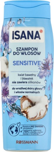 ISANA SENSITIV ŠAMPÓN PRE NORMÁLNE VLASY KVET BAVLNY A NEVÄDZE 300 ML