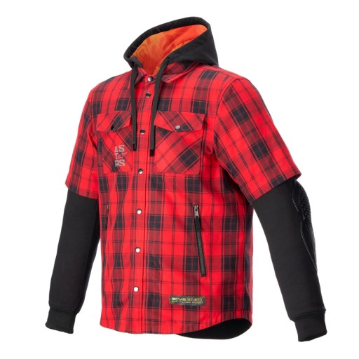 МОТОЦИКЛЕТНА СОБОЧКА ALPINESTARS MO.ST.EQ TARTAN FLAME RED/BLACK L