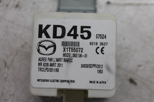 module ANTENY KEYLESS KD45675D4 MAZDA 6 GJ 12-14