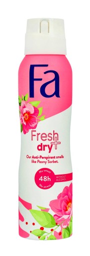 Fa Fresh & Dry 48H Dezodorant sprej Peony Sorbet 150 ml