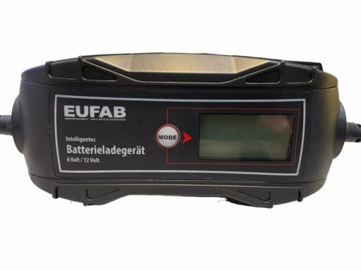 Eufab Intelligentes Batterieladegerät 6/12V 4A, auch für