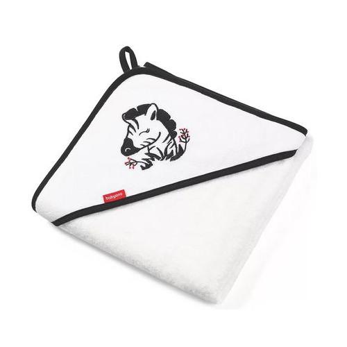 Покривало з капюшоном Babyono 85 х 85 см біле