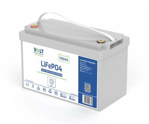 Аккумулятор вольт польша lifepo4 bms 12,8в 150ач для автономного катера-кемпера