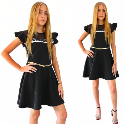 Розкльошена сукня Inna вище коліна (Natalia Fashion)) 158 розмір