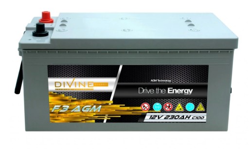 DIV230 - Акумулятор DIVINE AGM F3 230AH AGM