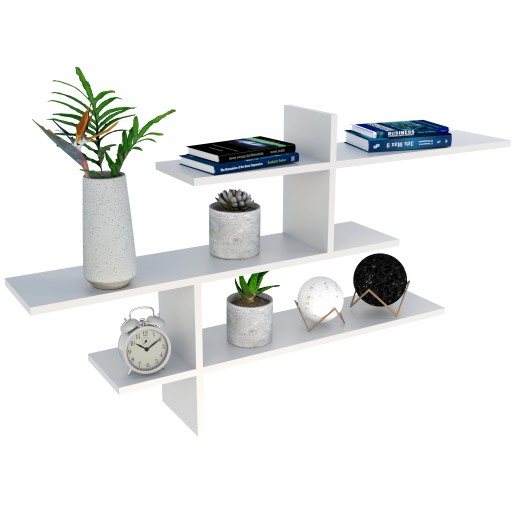 Полиця з ламінованої дошки Pemo 133 х 21 см біла